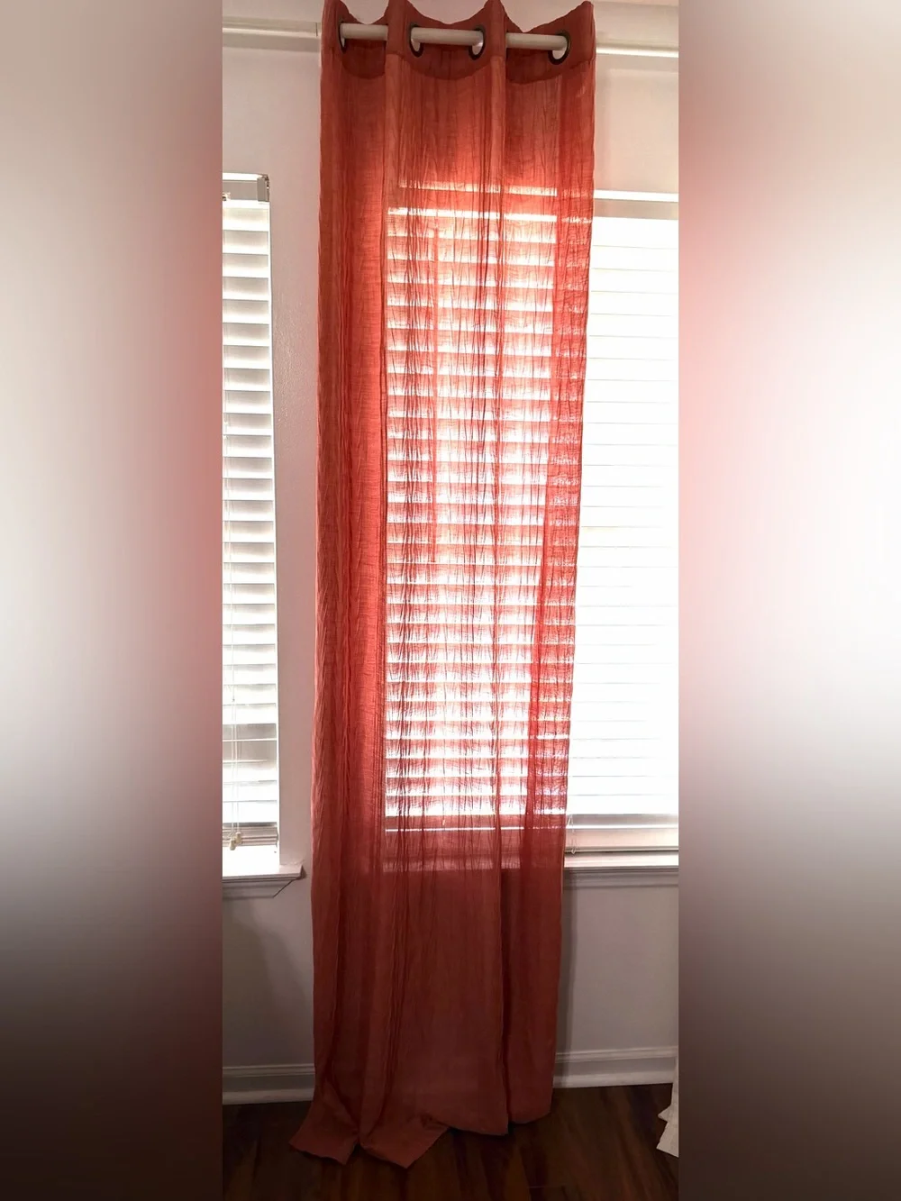 2 Grommet Textured Curtains 50 x 96